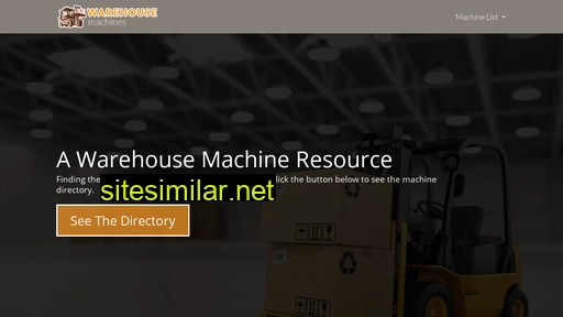 warehousemachines.com alternative sites