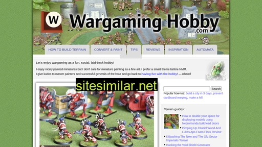 Wargaminghobby similar sites
