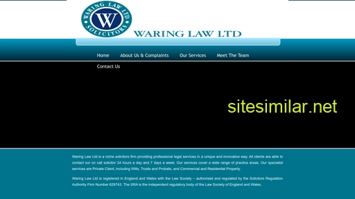 waringlaw.com alternative sites