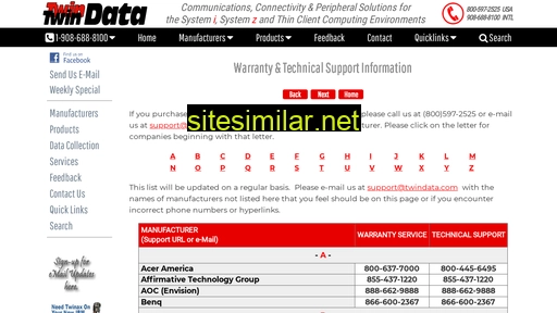 Warranty-registration similar sites