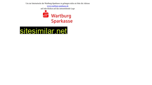 wartburgkreissparkasse.com alternative sites