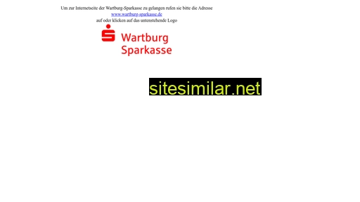 wartburgsparkasse.com alternative sites