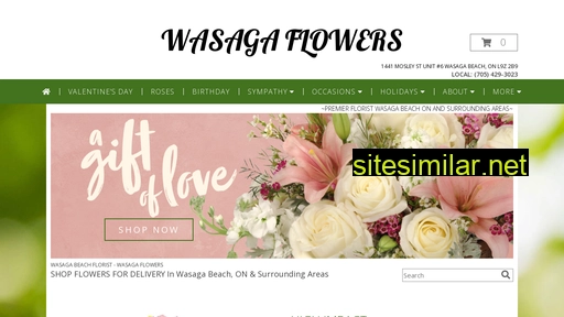 wasagabeachflowers.com alternative sites