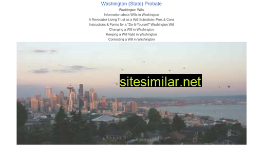 Washington-wills similar sites
