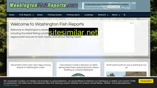 washingtonfishreports.com alternative sites