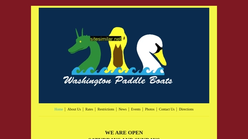 Washingtonianpaddleboats similar sites