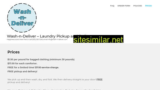 wash-n-deliver.com alternative sites