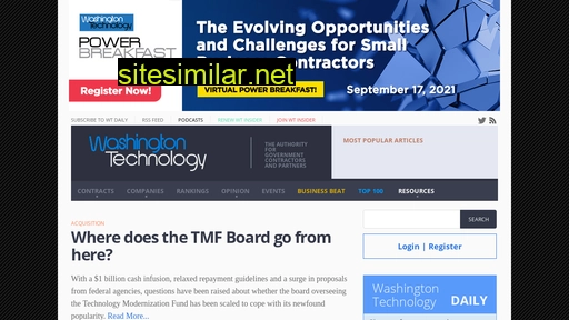 washingtontechnology.com alternative sites