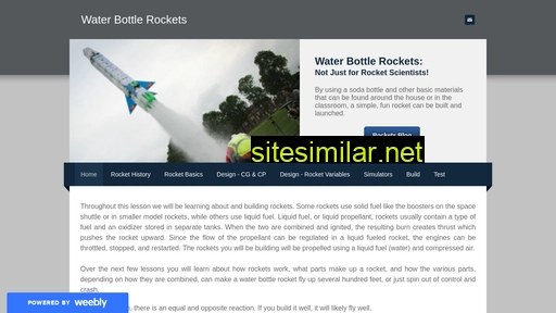 waterbottlerockets.weebly.com alternative sites