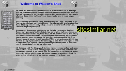 watsonsshed.com alternative sites