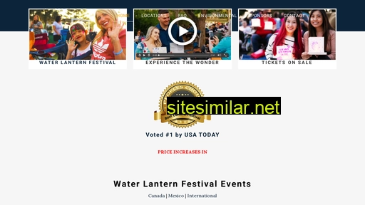 Waterlanternfestival similar sites