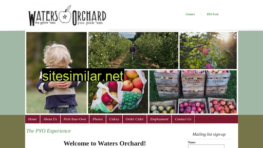 watersorchard.com alternative sites