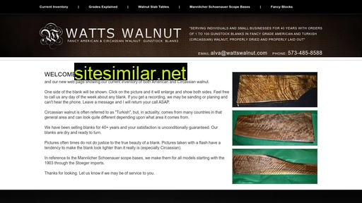 Wattswalnut similar sites