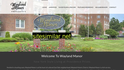 waylandmanor.com alternative sites