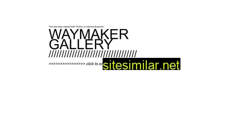waymakergallery.com alternative sites