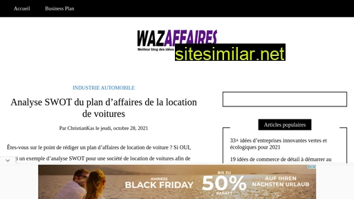 Wazaaffaires similar sites