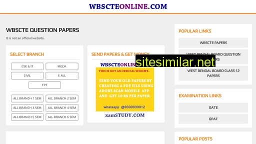 Wbscteonline similar sites