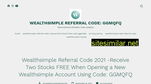 Wealthsimple-referral-codes similar sites