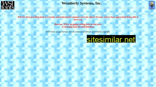 weatherlysystems.com alternative sites