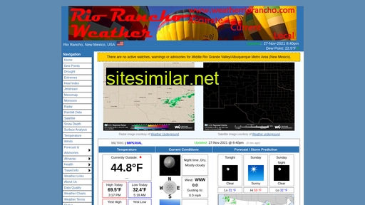 weatherriorancho.com alternative sites