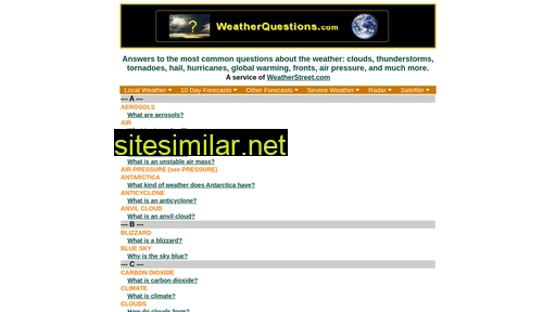 weatherstreet.com alternative sites