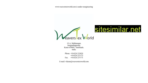 Weaverstexworld similar sites