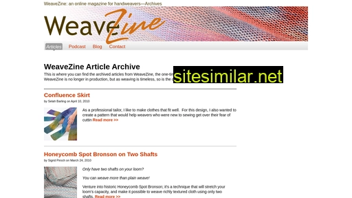 weavezine.com alternative sites