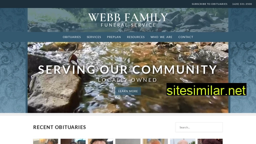 Webbfamilyfuneralservice similar sites