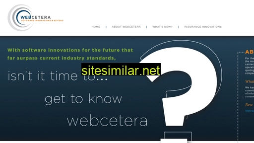 Webcetera similar sites