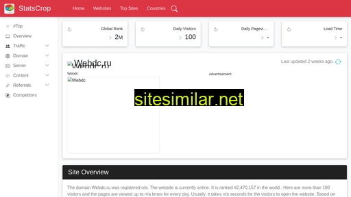 webdc.ru.statscrop.com alternative sites