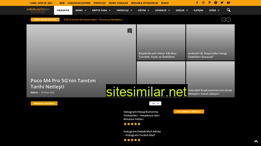 webdeyazilim.com alternative sites