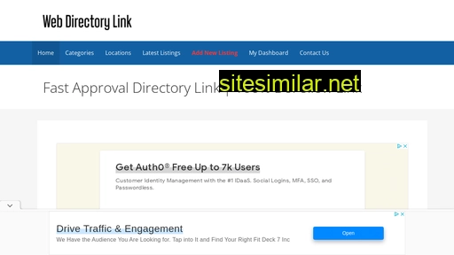 Webdirectorylink similar sites