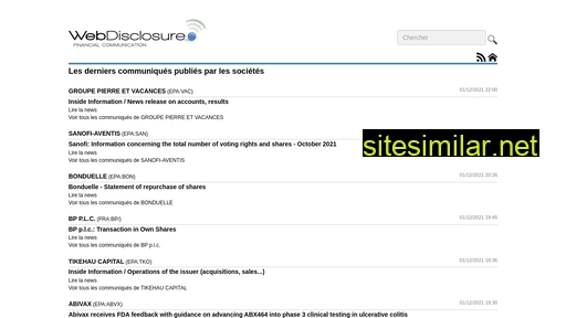 webdisclosure.com alternative sites