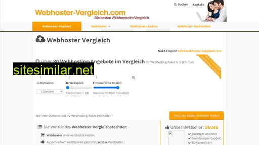 Webhoster-vergleich similar sites