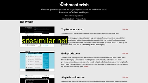 webmasterish.com alternative sites