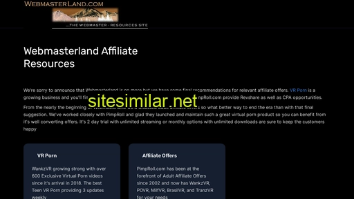 webmasterland.com alternative sites