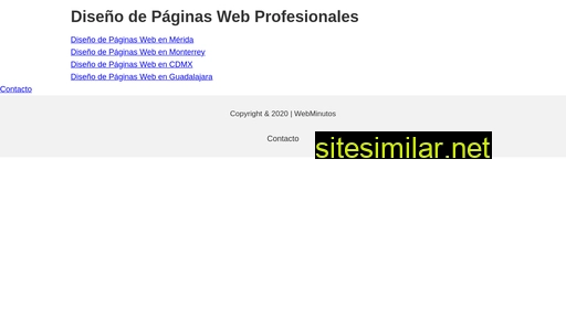Webminutos similar sites