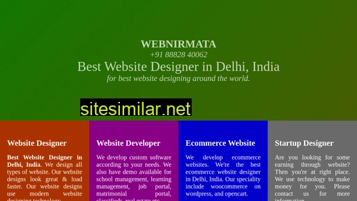 Webnirmata similar sites