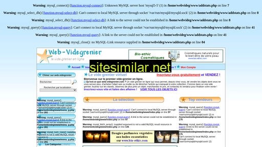 web-videgrenier.com alternative sites