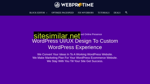 Webprotime similar sites