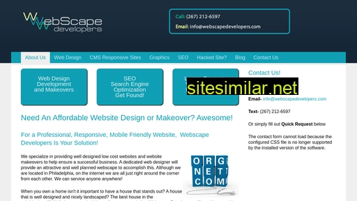 Webscapedevelopers similar sites