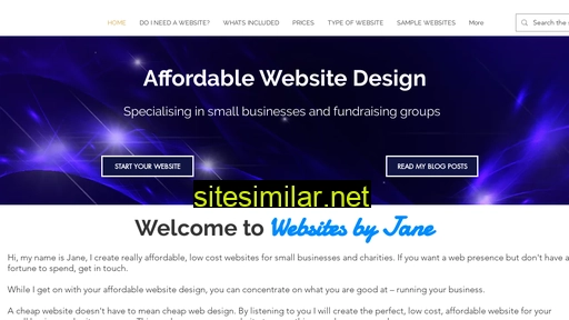 websitesbyjane.com alternative sites