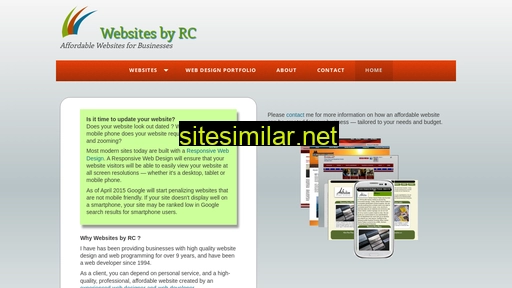 Websitesbyrc similar sites