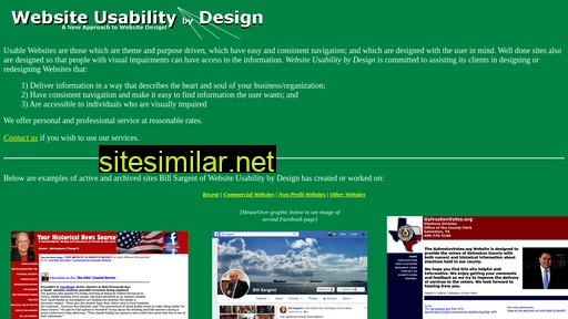 Websiteusabilitydesign similar sites