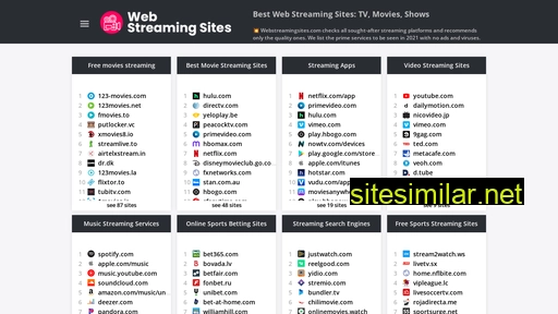 webstreamingsites.com alternative sites