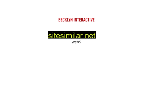 web5.becklyn.com alternative sites