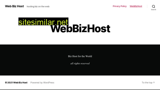 webbizhost.com alternative sites