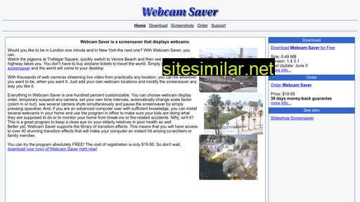 Webcamsaver similar sites