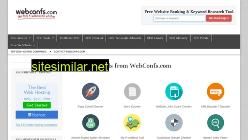 webconfs.com alternative sites