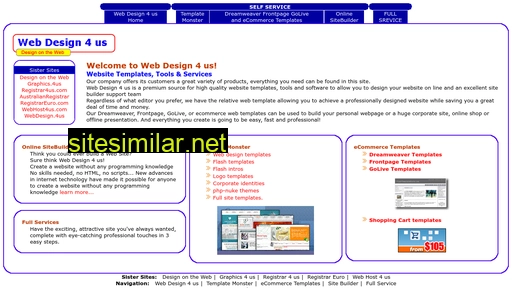Webdesign4us similar sites